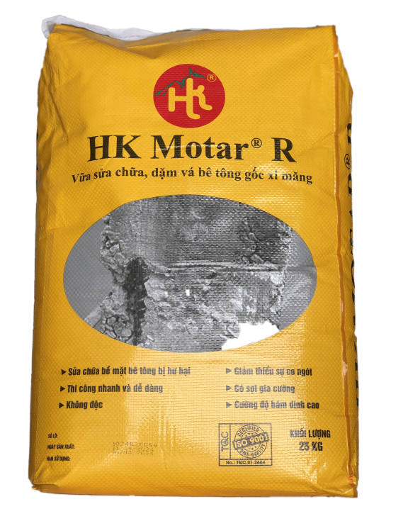 HK MOTAR ® R - VỮA SỬA CHỮA, DẶM VÁ GỐC XI MĂNG POLYME CÔNG NGHỆ CAO